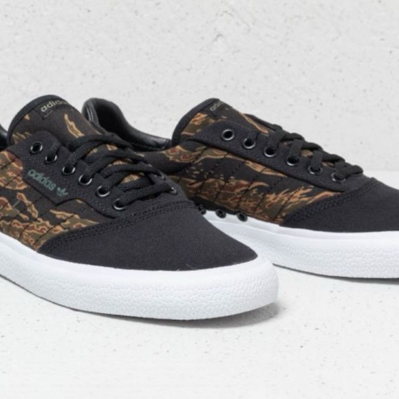 adidas Other - Adidas Mens 3MC Vulc Skateboarding Shoes Sneakers Black Brown Night Cargo